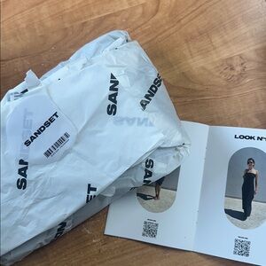 Sandset Black Infinity Dress. Short